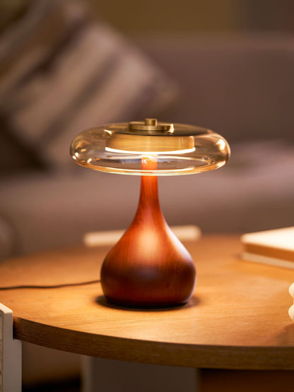 Desk Lamp with 3 Color Temperatures Glass and Brass LED Touch Light for Bedroom Office Nightstand Reading Warm Cool Neutral White 12W 10 Inc
