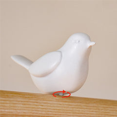 Pendant Light Fixture Bird Lamp Glass and Metal, Hanging Light for Dining Room, Adjustable Ceiling Light Fixture