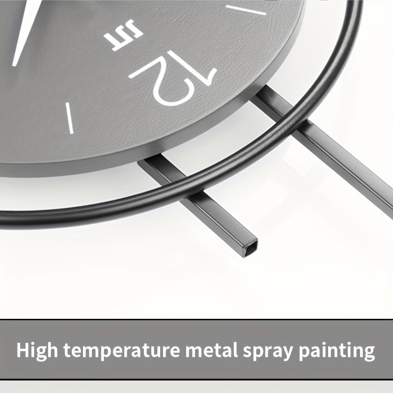 Wall Clocks for Living Room Decor, Silent Wall Clock with Large Easy Read Numbers, Modern Wall Clock with Iron Frame