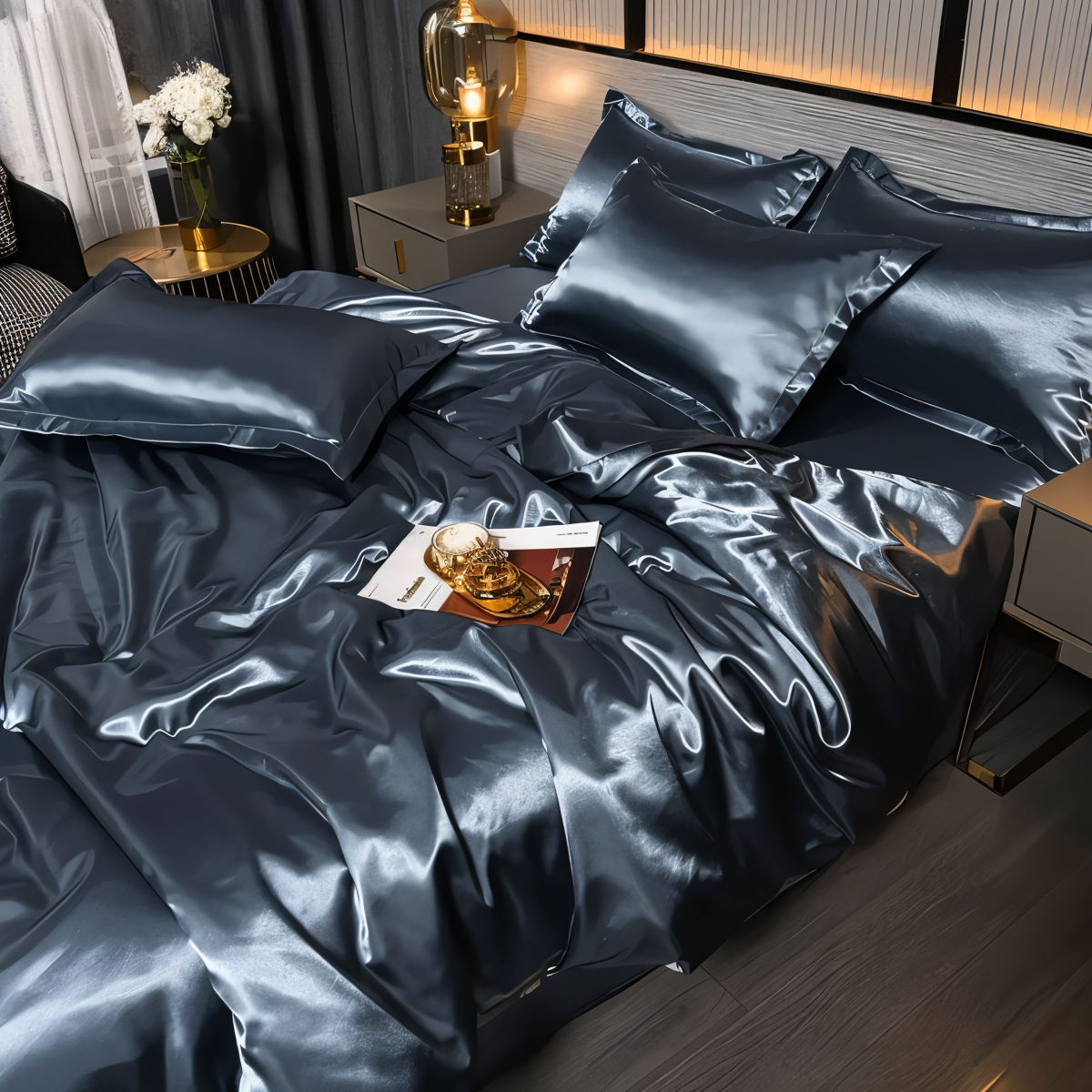 Edredón de seda Ortekor SilkCloud | Ropa de cama de seda premium con comodidad transpirable | Diseño hipoalergénico para un descanso lujoso