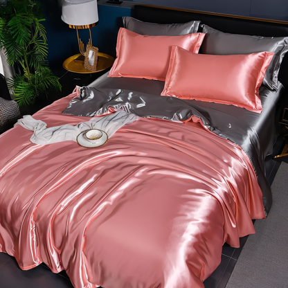 Edredón de seda Ortekor SilkCloud | Ropa de cama de seda premium con comodidad transpirable | Diseño hipoalergénico para un descanso lujoso