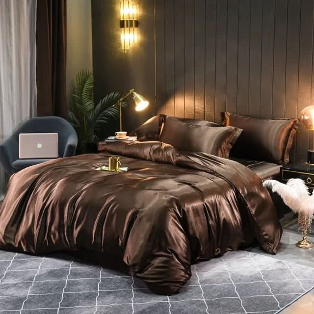 Silk Comfort | Luxurious Silk Duvet Cover for Ultimate Sleep Experience | Breathable and Temperature-Regulating Design