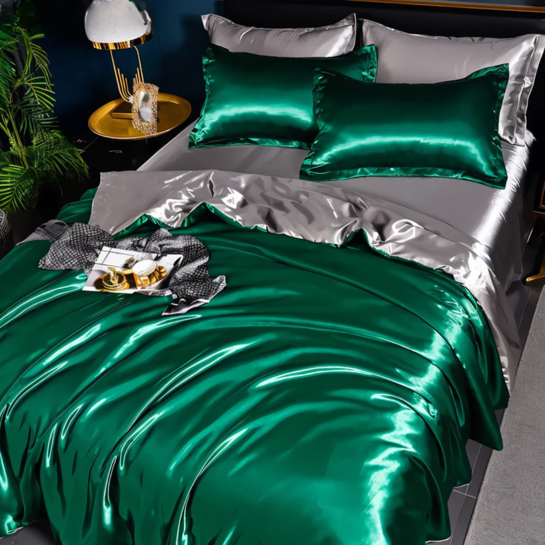 Silk Duvet Cover Set | Soft & Breathable Luxury Bedding for Ultimate Comfort