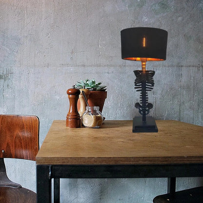 Skeleton Hand Table Lamp Gothic Skull Bedside Light Decorative Bone Art Sculpture Accent Lighting for Bedroom Office Living Room Halloween