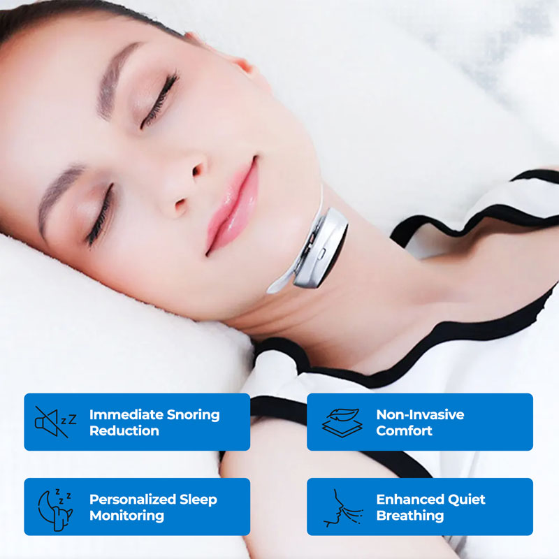 Jaw Rest Clip for Snore Relief – Soft Silicone Mouth Support for Better Sleep & Nasal Breathing at Night
