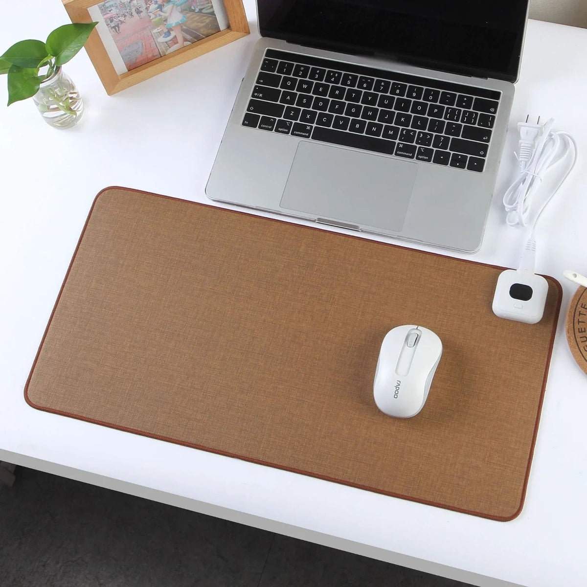 Smart Heated Mouse Pad with Temperature Control for Cozy Comfort | Ideal Winter Accessory