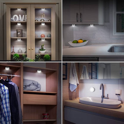 Smart Motion Sensor LED Light | USB Rechargeable & Magnetic Design for Easy Installation
