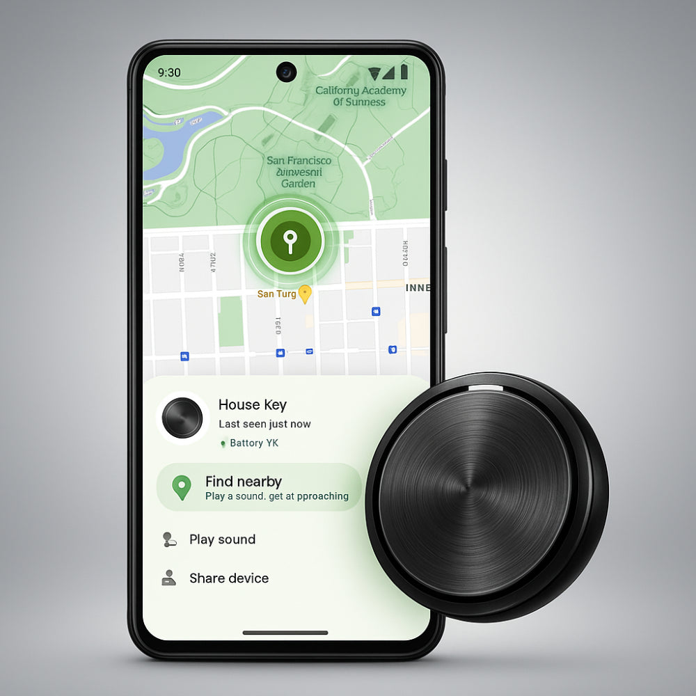 Smart Tracker Locator | Bluetooth Device for Keys & Pets with Real-Time Alerts | Compact Design for Easy Tracking