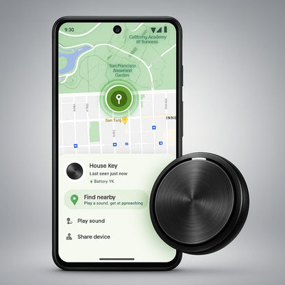 Smart Tracker Locator | Bluetooth Device for Keys & Pets with Real-Time Alerts | Compact Design for Easy Tracking