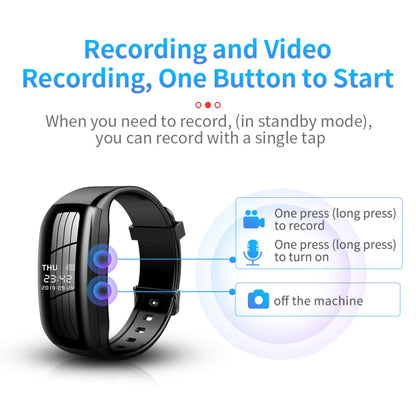Spy Camera Watch with 1080P HD Video, Wearable Mini Camera with Voice Activated Recording for Personal Safety
