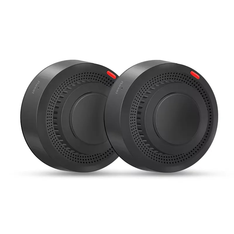 WiFi Fire Alarm with Smoke & Heat Sensor for Home Safety | 85 dB Alert & Remote Monitoring via Smartphone App | Wireless Battery-Powered