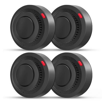 Battery Smoke Detector with Loud Alarm, Smart WiFi Smoke Alarm and Heat Detector, Fire Detector for Bedroom and Kitchen