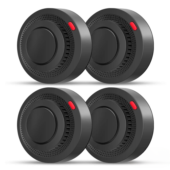 Smart WiFi Smoke Detector with 85dB Alarm | Compact Design for Home Safety