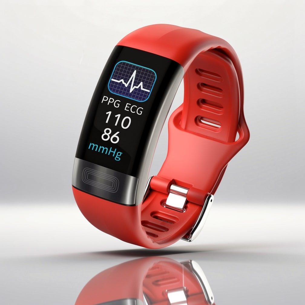 Reloj inteligente de monitoreo de salud con ECG, presión arterial y seguimiento del sueño