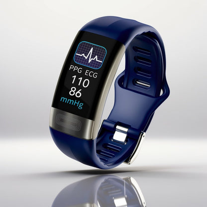 Reloj inteligente de monitoreo de salud con ECG, presión arterial y seguimiento del sueño