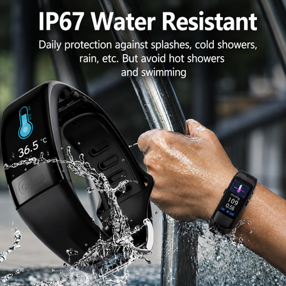 Fitness Tracker Watch with Heart Rate Monitor, Sleep Analysis & Daily Activity Tracking for iPhone & Android