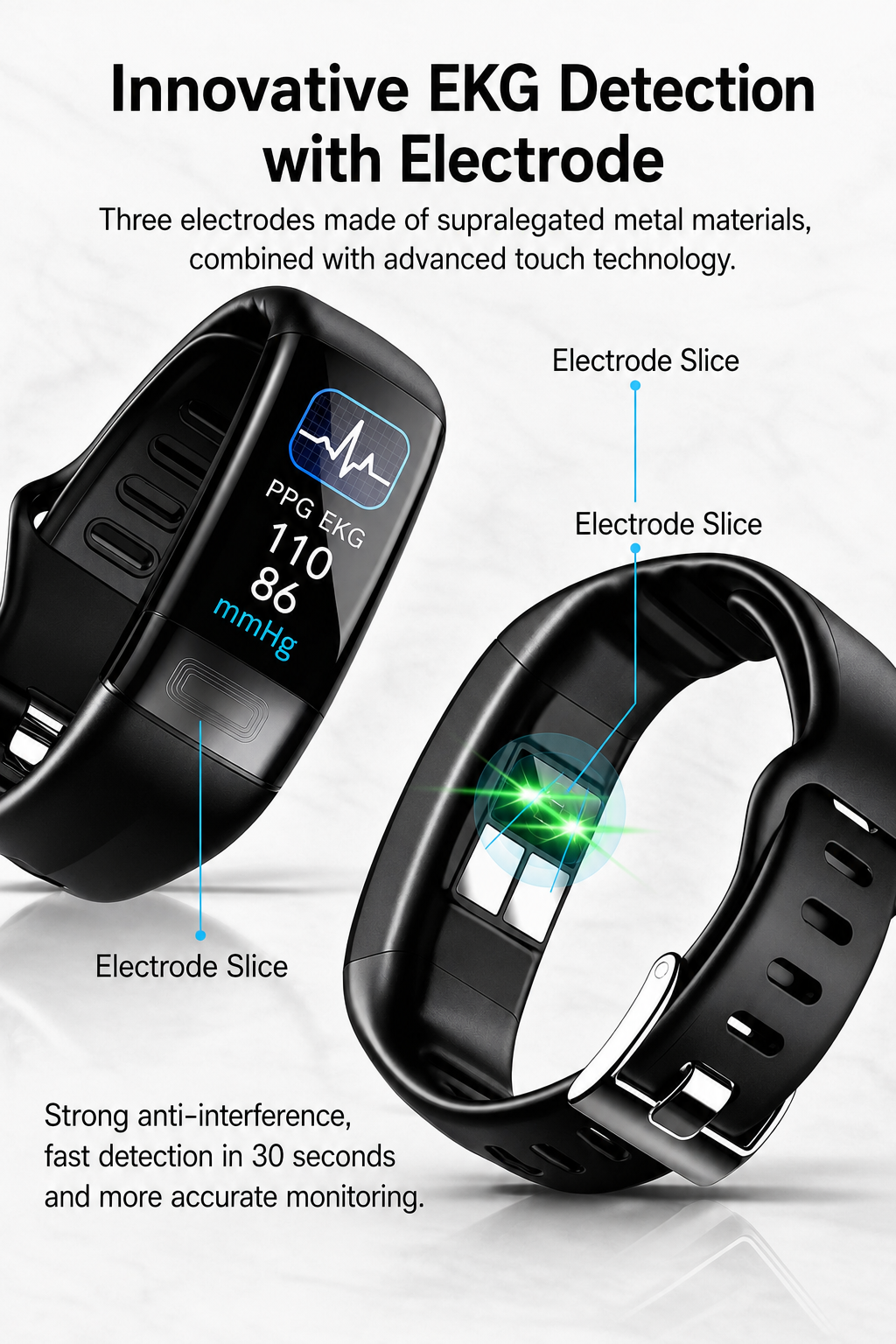 Fitness Tracker Watch with Heart Rate Monitor, Sleep Analysis & Daily Activity Tracking for iPhone & Android