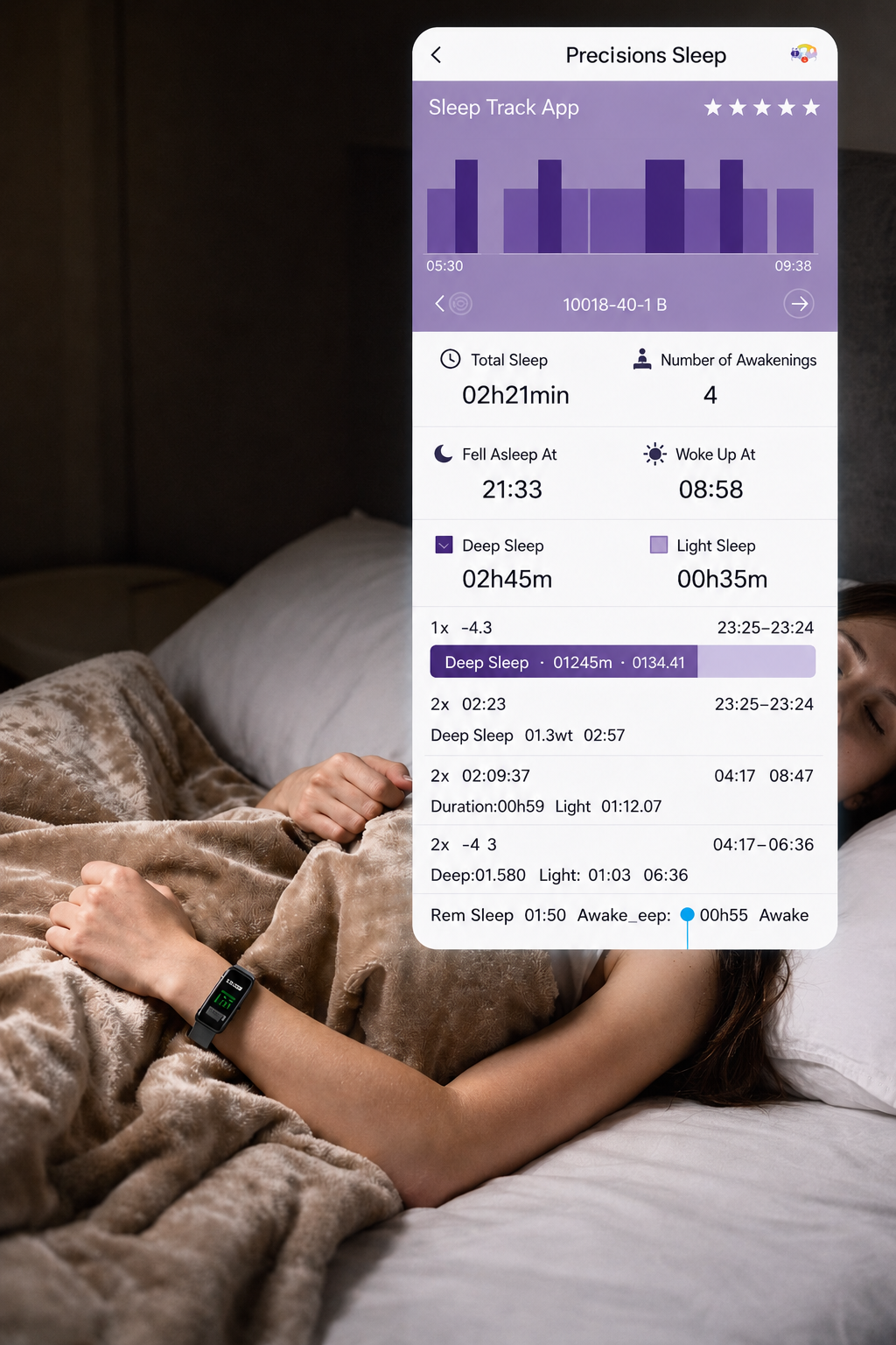 Reloj inteligente de monitoreo de salud con ECG, presión arterial y seguimiento del sueño
