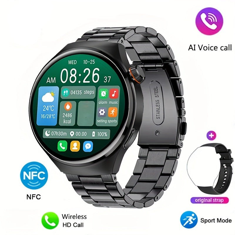 Reloj inteligente NFC para hombre | Control de la salud | Resistente al agua