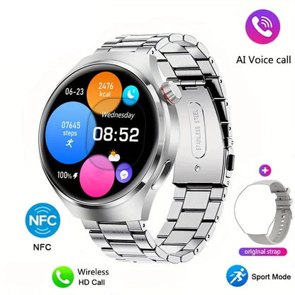 Reloj inteligente NFC para hombre | Control de la salud | Resistente al agua