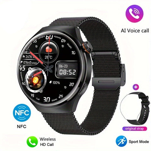 Reloj inteligente NFC para hombre | Control de la salud | Resistente al agua