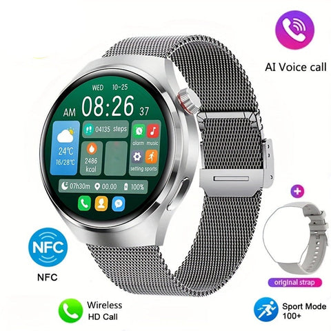 Reloj inteligente NFC para hombre | Control de la salud | Resistente al agua