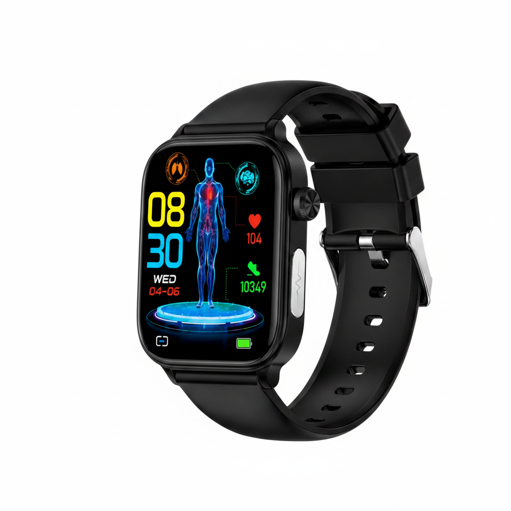 Reloj inteligente de fitness con Bluetooth y monitor de oxígeno: seguimiento diario de actividad y salud