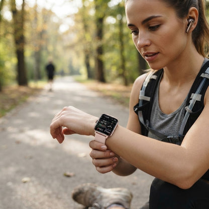 HealthTrack | Reloj inteligente con seguimiento de actividad, análisis del sueño y notificaciones inteligentes