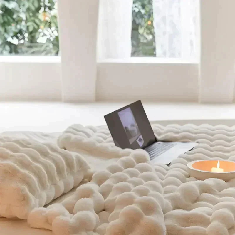 SnugWrap | Manta de felpa de lujo con forro polar ultrasuave | Comodidad para todas las estaciones para veladas acogedoras