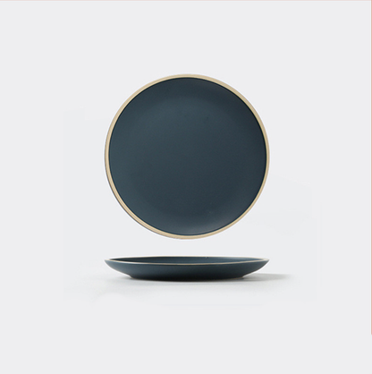 Soho Ceramic Dinner Plates in Pastel Tones with Sesame Dot Pattern – Elegant Stoneware for Everyday Dining