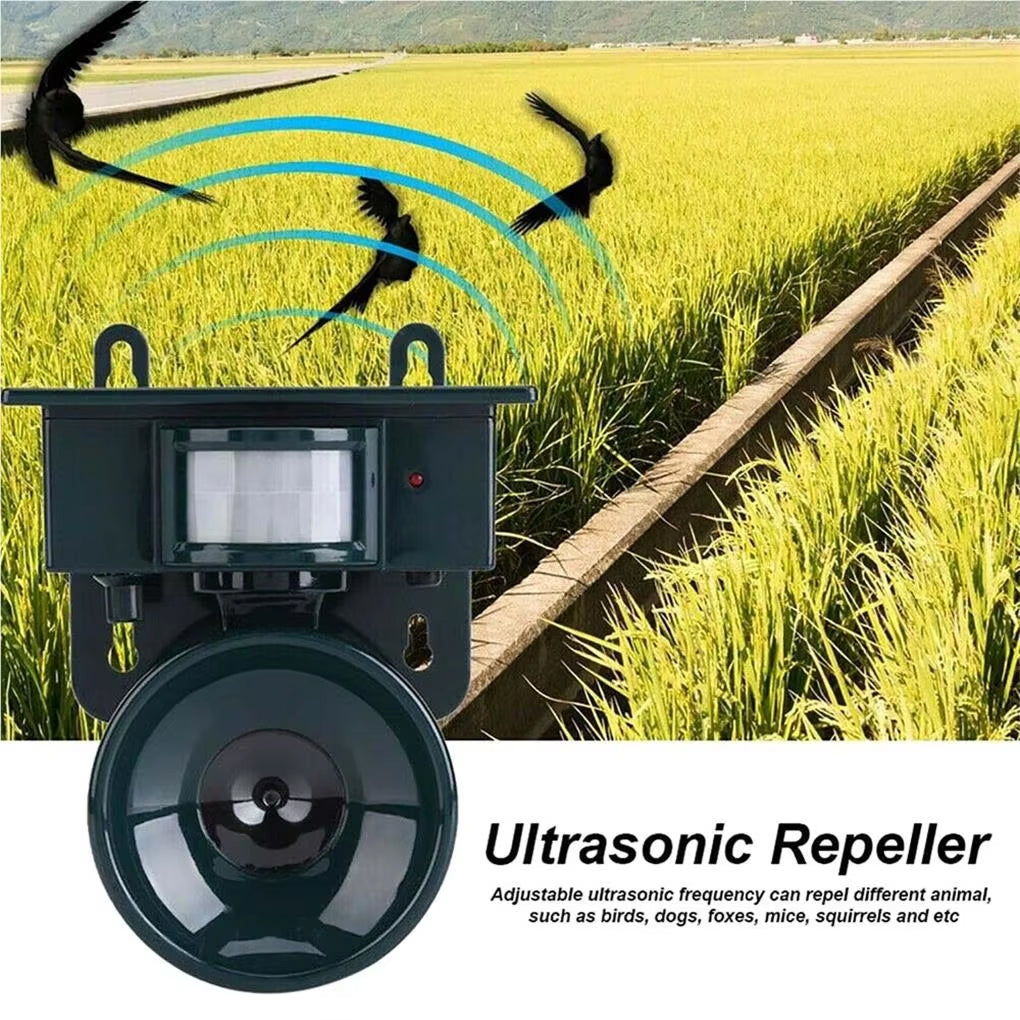 Ortekor Solar Powered Ultrasonic Bat Repellent | Humane Deterrent for Effective Wildlife Management