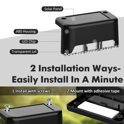 Solara Solar Garden Lights - Weatherproof Outdoor Lighting, Motion Sensor