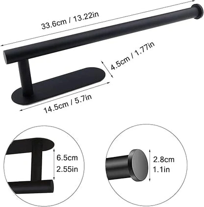 Sorin Paper Towel Holder - Stainless Steel, Wall-Mounted Design