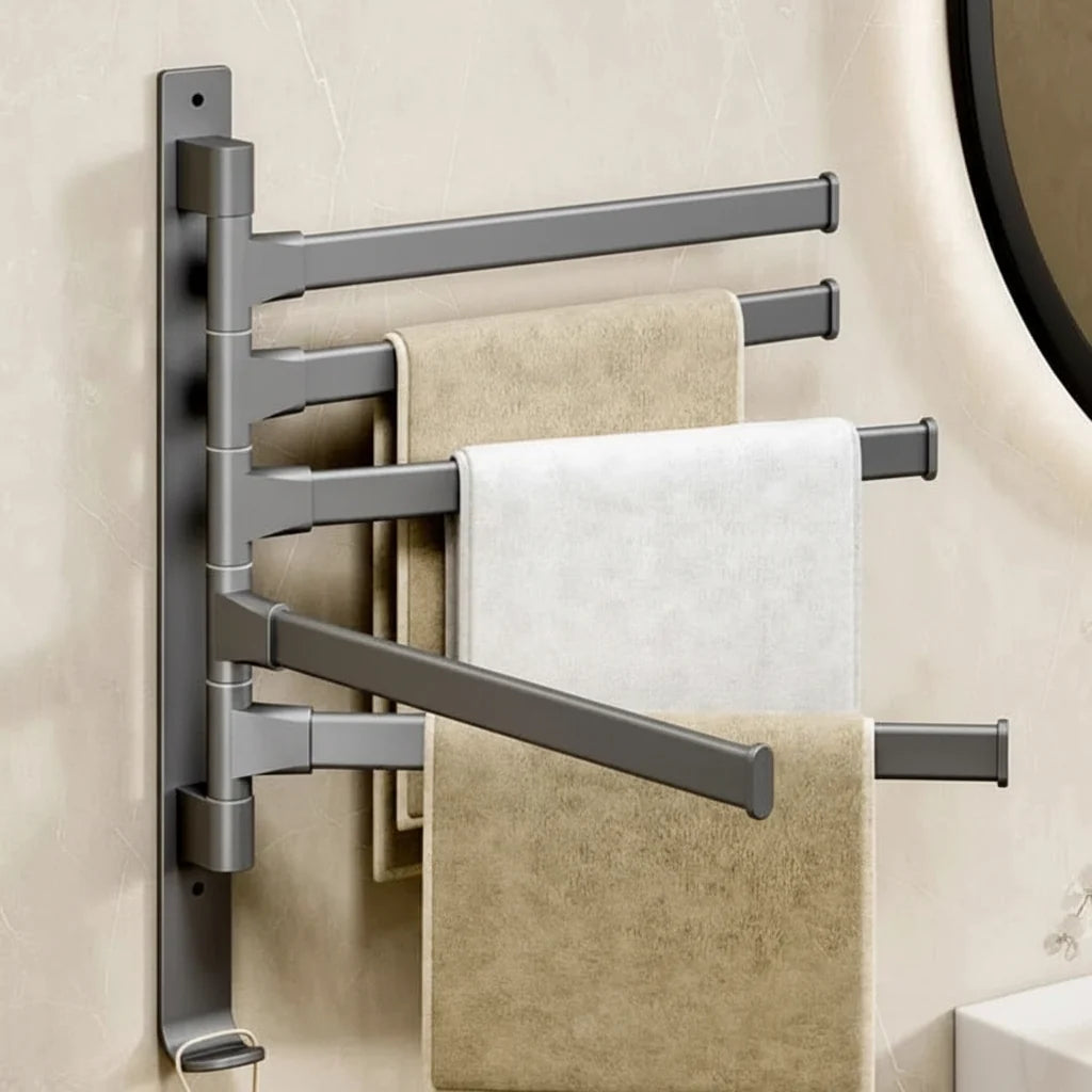 SWIVELORA – Rotatable Wall Mounted Towel Rack