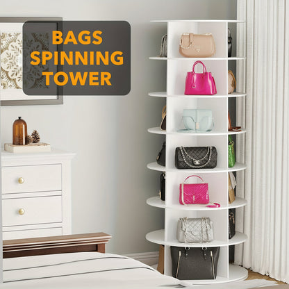 Space Saver | Shoe Rack for Closet with 360° Rotating Design | Multi-Tier Organizer for Efficient Shoe Storage