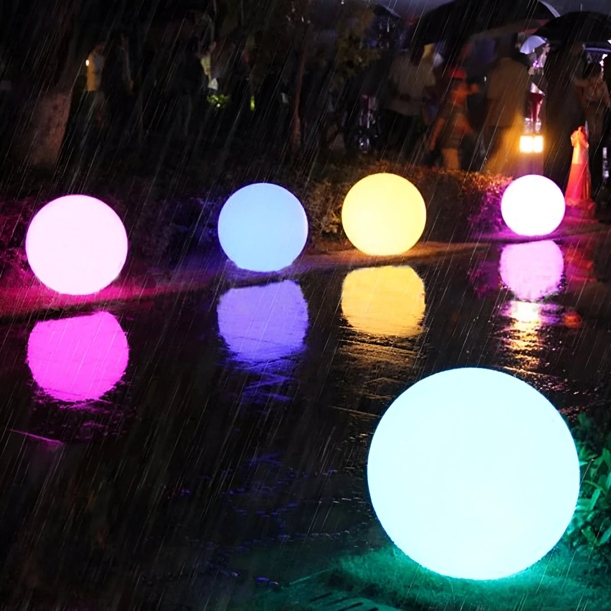 Wireless Solar Garden Light with Color-Changing LED | Weatherproof Design for Outdoor Ambiance