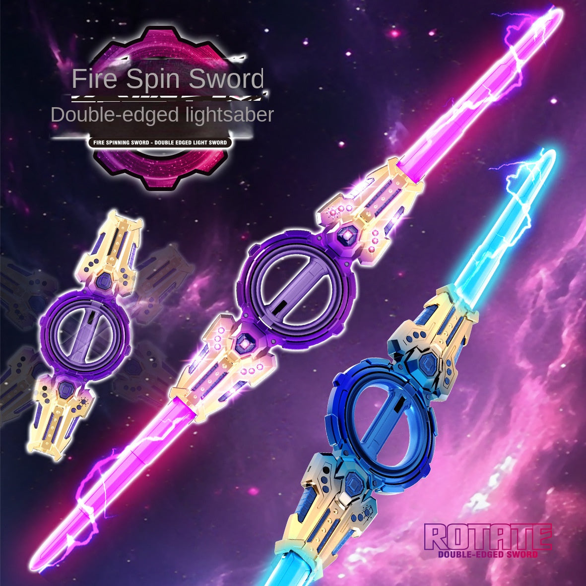NovaSpin™ Double-Edge Lightsaber