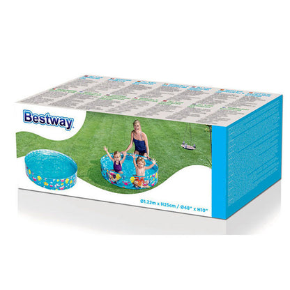 Ortekor Splash Haven | Inflatable Kiddie Pool with Maritime Motif for Endless Summer Fun