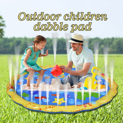 Ortekor Splash Mat for Kids | Water Play Mat with Easy Setup | Fun Summer Activity for Backyard
