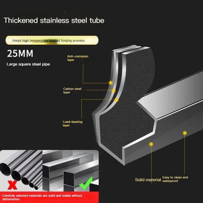 Stabilova | Adjustable Roll Base for Appliances with Shock Absorption | Height Adjustable & Lockable Wheels for Easy Mobility
