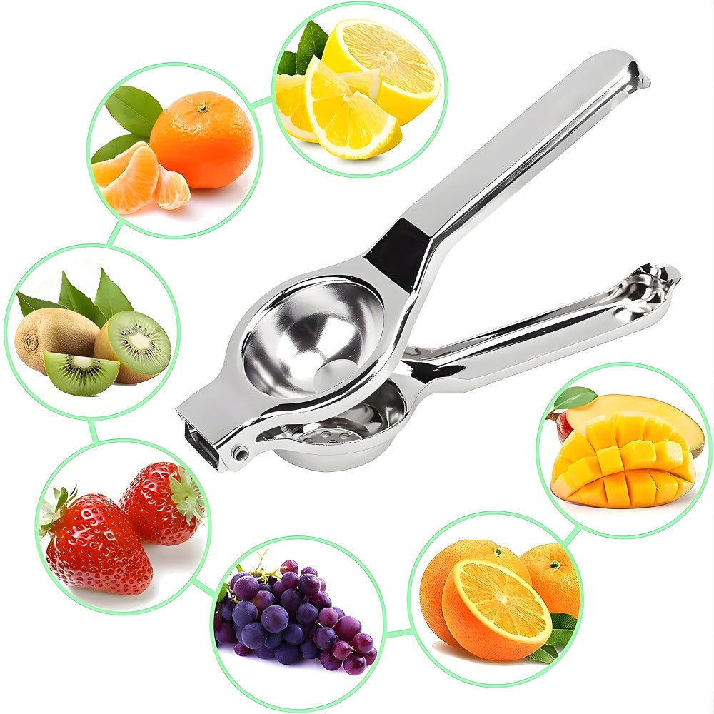 Manual Citrus Press – Heavy-Duty Handheld Juicer for Lemons, Limes & Oranges – Food-Grade Steel Construction