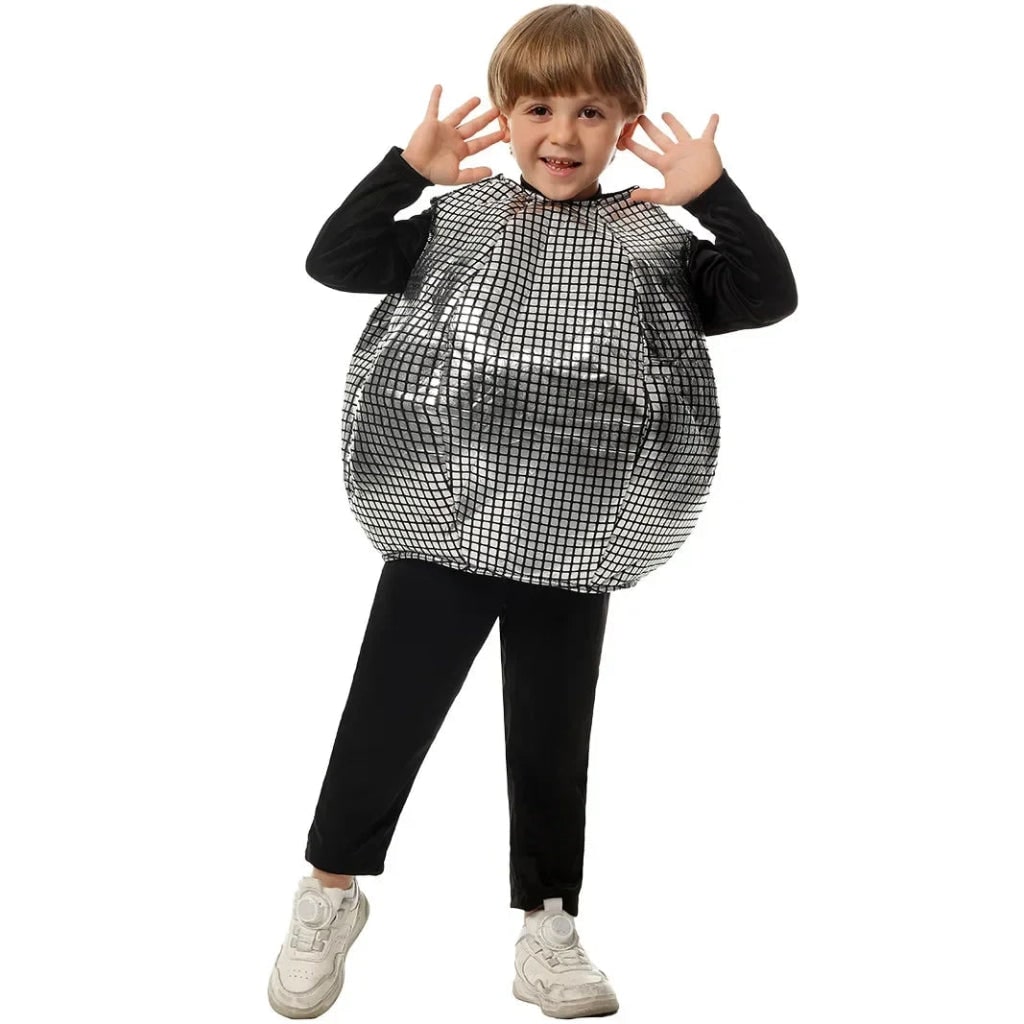 Estrella del espectáculo | Disfraz de estrella del pop para niños con diseño brillante | Perfecto para Halloween y eventos en el escenario