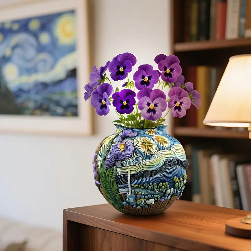 Starry Bloom™ – Van Gogh Vase