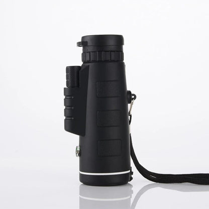 Compact Spotting Scope 10x Magnification with Phone Adapter for Wildlife Viewing Hiking Bird Watching Long Range Observation Portable
