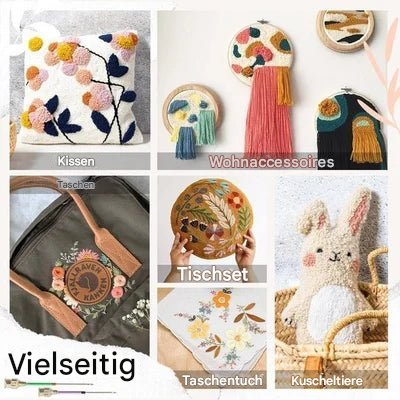 Interchangeable Embroidery Needle Set with Color-Coded Tips for Precision Stitching and Cross-Stitch Crafts