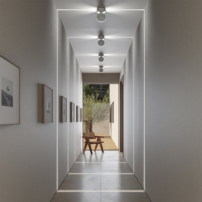 Dual-Beam Rotating Wall Light Fixture with Adjustable 360° Swivel Head for Living Room Bedroom Hallway Accent Illumination