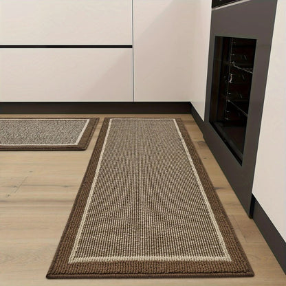 Anti-Fatigue Kitchen Runner Rug with Non-Slip Backing – Cushioned Floor Mat for Cooking & Standing – Polypropylene Hallway Runner
