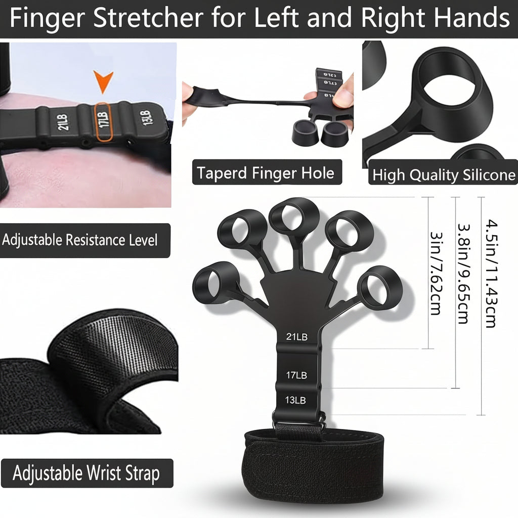 Strength Pro | Adjustable Hand Gripper Set with Metal Build | Forearm Trainer for Enhanced Grip Power