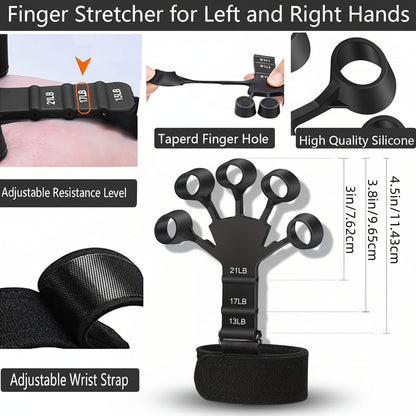 Strength Pro | Adjustable Hand Gripper Set with Metal Build | Forearm Trainer for Enhanced Grip Power