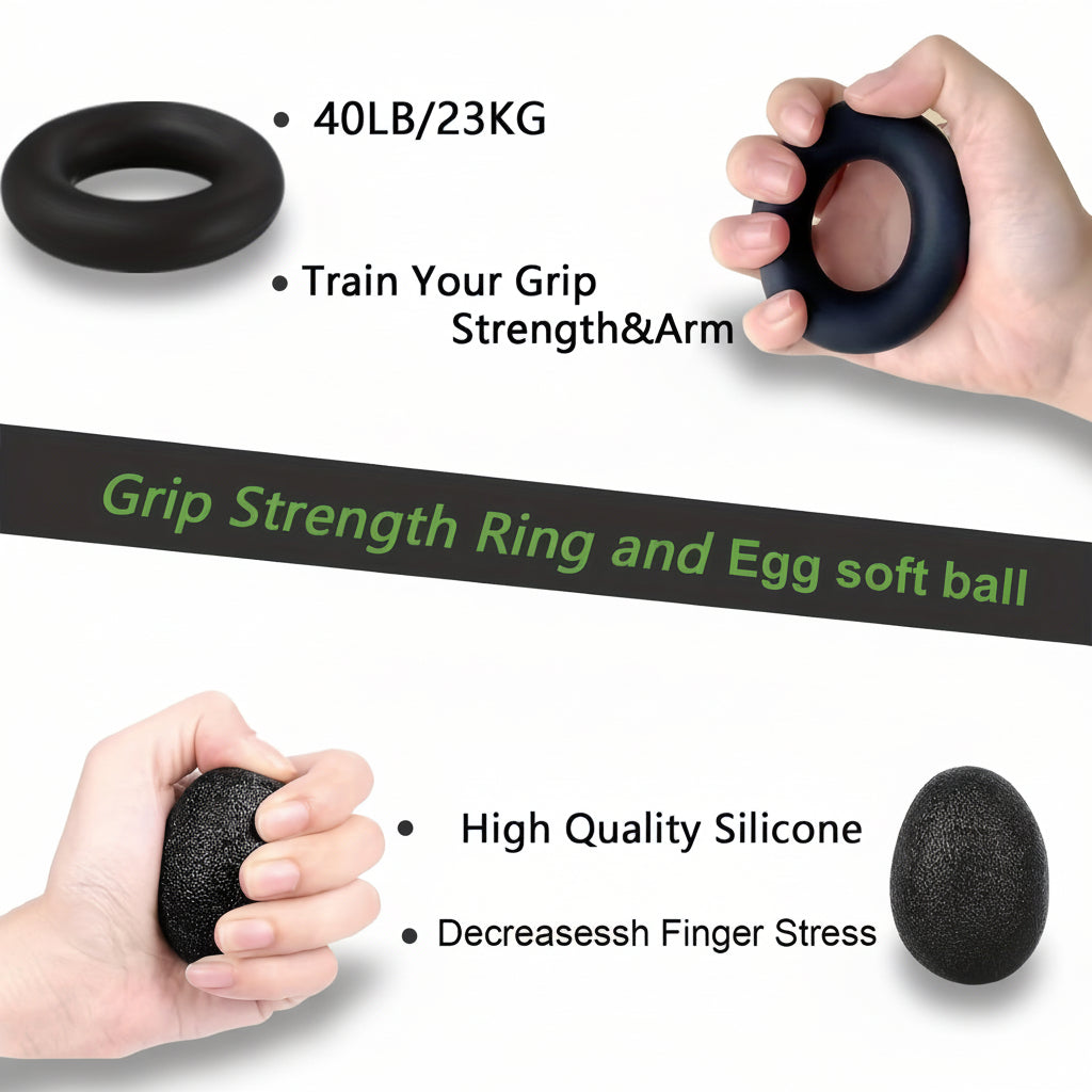 Strength Pro | Adjustable Hand Gripper Set with Metal Build | Forearm Trainer for Enhanced Grip Power